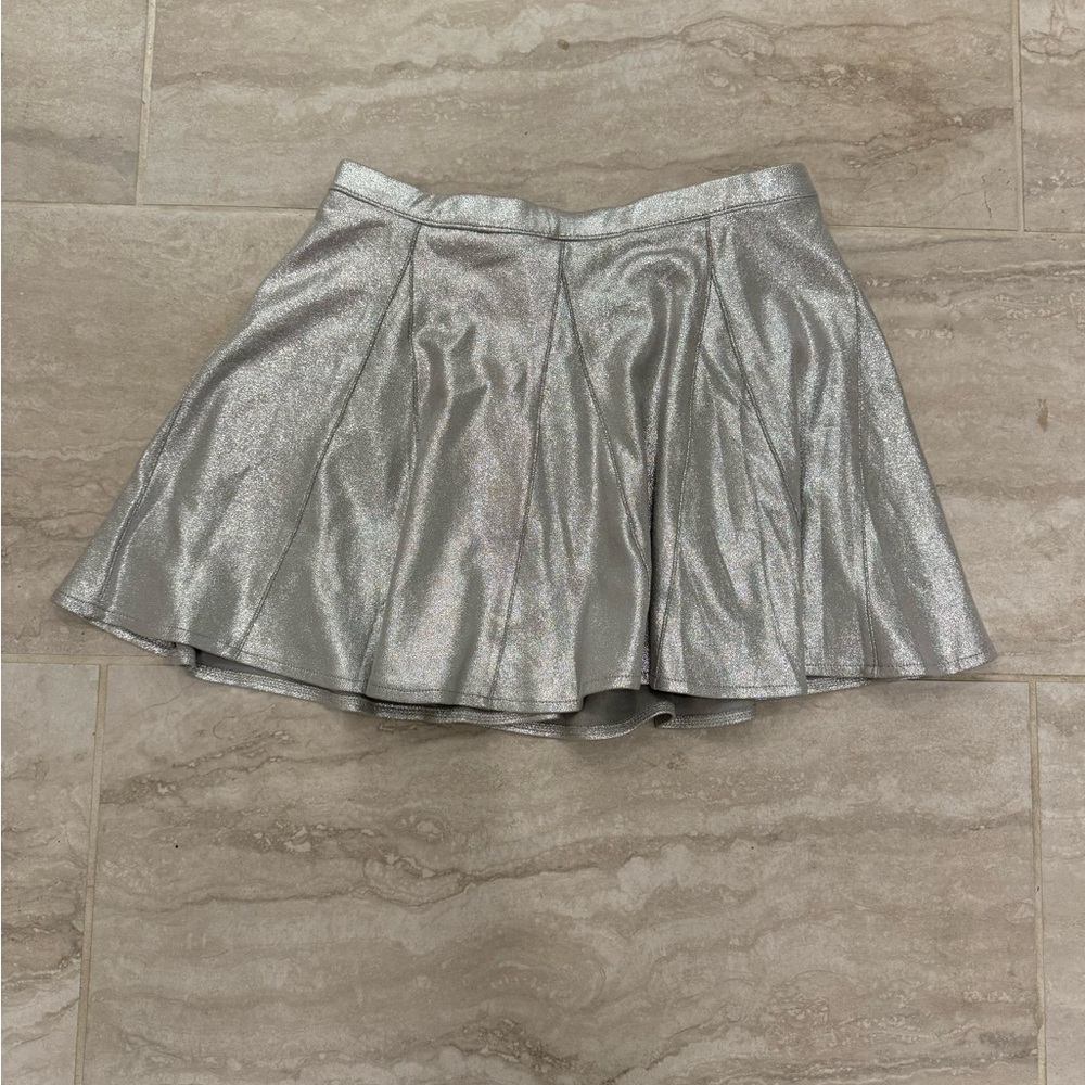 Mia metallic skirt size large girls